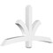 Ekena Millwork Davenport Architectural Grade PVC Gable Bracket, 60"W x 32 1/2"H x 4"D x 4"F, 13/12 Pitch GBP060X33X0404DAV00 - alternate 1